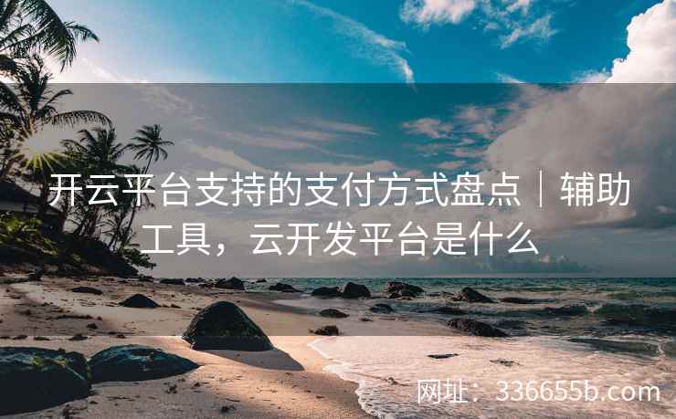 开云平台支持的支付方式盘点｜辅助工具，云开发平台是什么